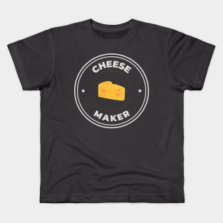 Cheese maker logo Kids T-Shirt